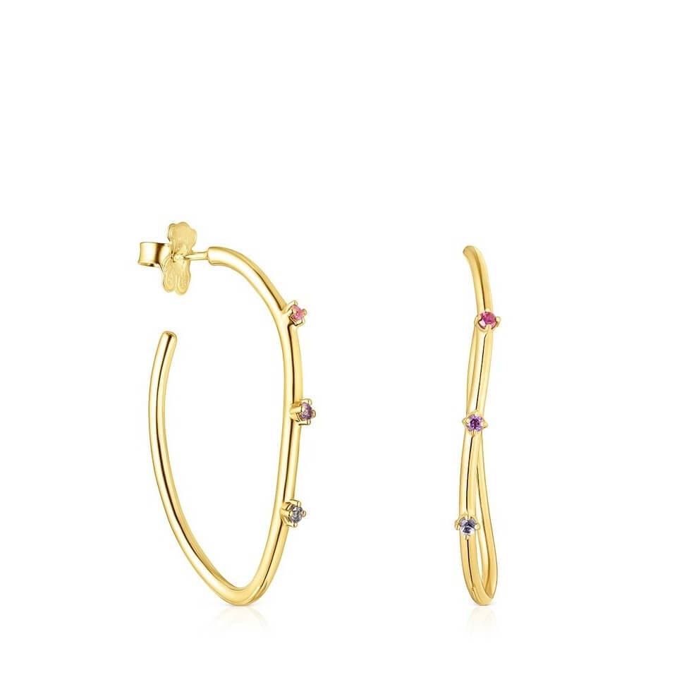 Серьги-кольца Tous Magic Nature, серебро позолоченное/драгоценные камни
Серьги-кольца Tous Magic Nature, серебро позолоченное/драгоценные камни