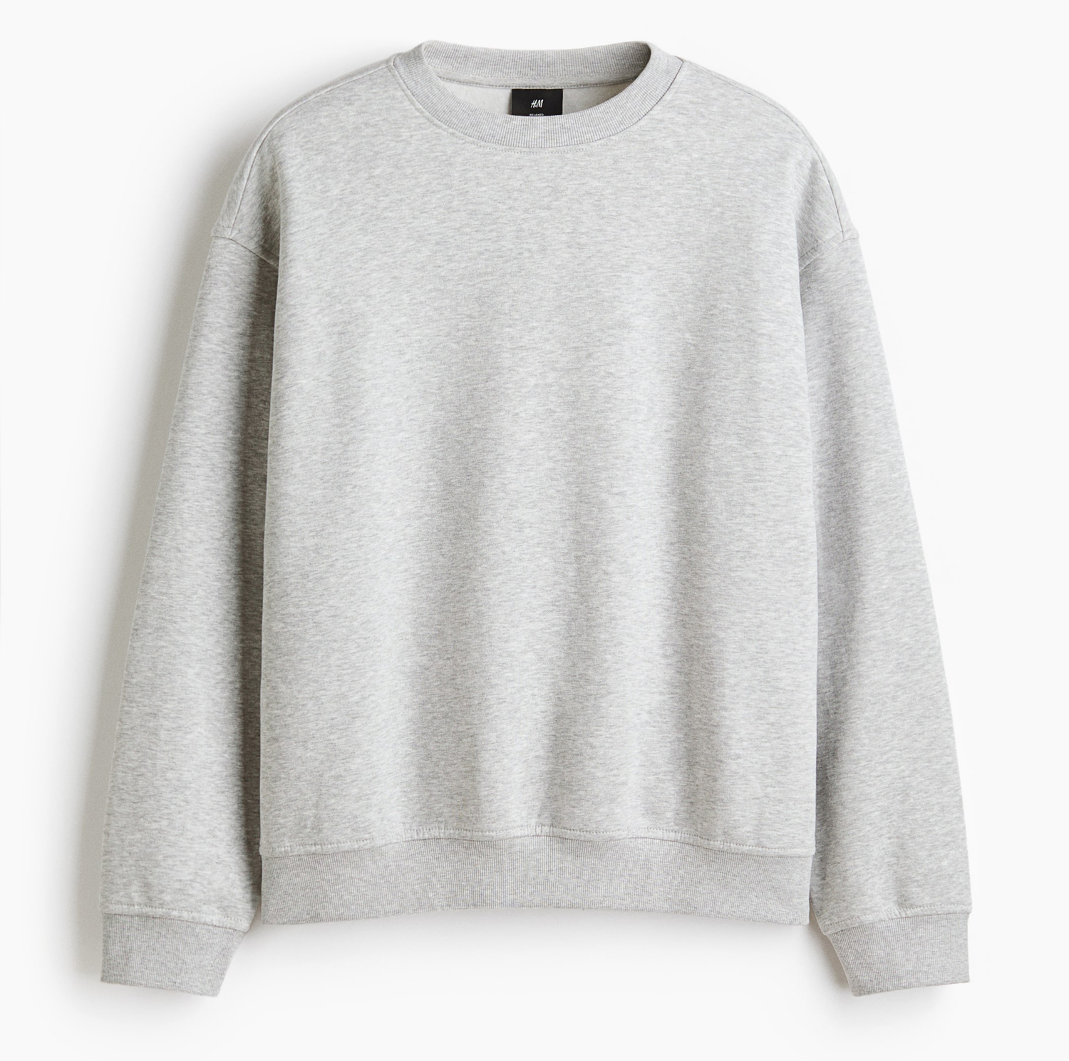 Свитшот H&M Loose Fit, серый меланж
Свитшот H&M Loose Fit, серый меланж