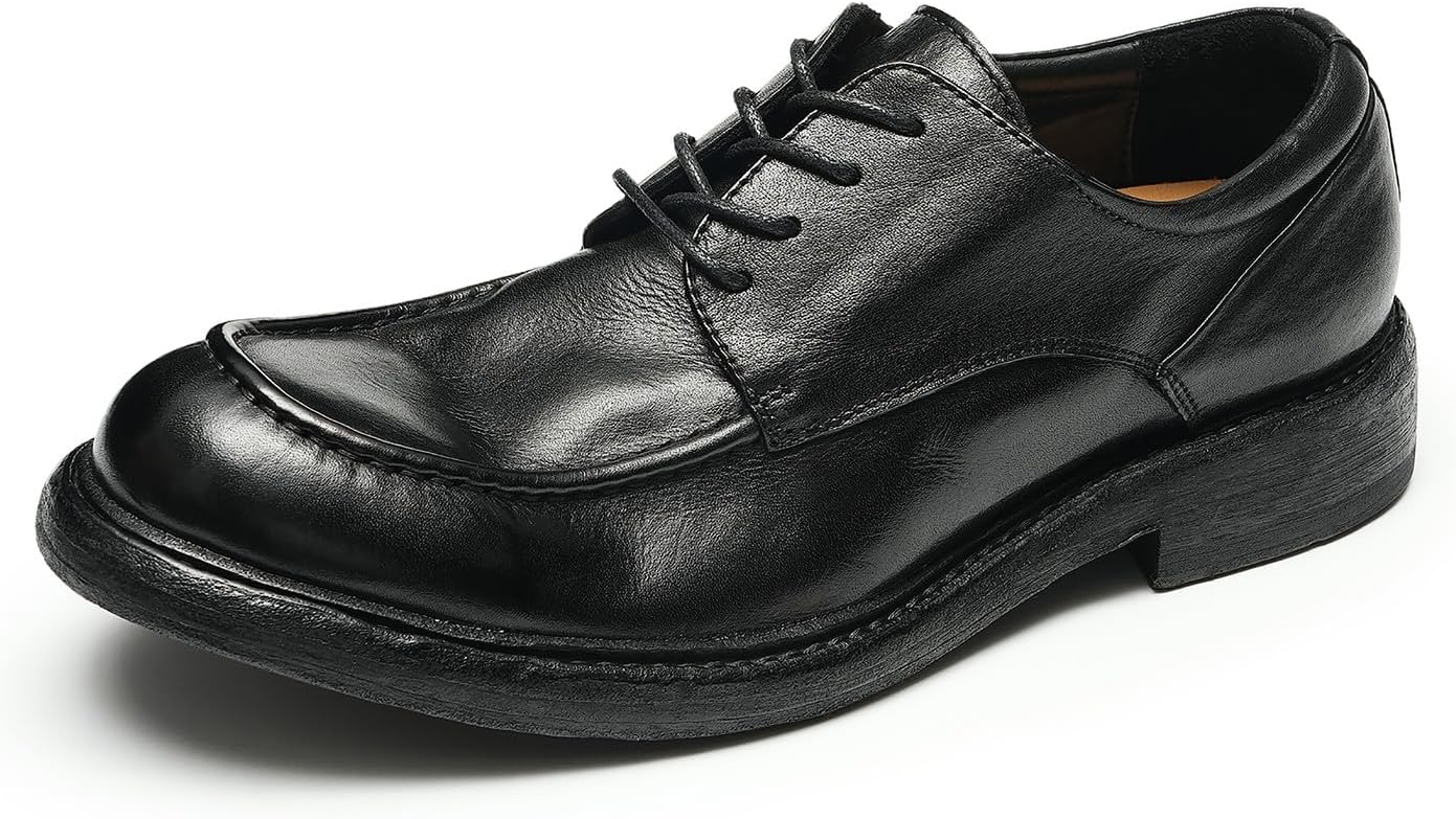 Мужские туфли Santimon Oxfords, официальные, из натуральной кожи, ручная работа по технологии Goodyear Welt, дерби, модные, для смокинга, свадьбы, делового и повседневного стиля, выпускные для мужчин, черный
Мужские туфли Santimon Oxfords, официальные, из натуральной кожи, ручная работа по технологии Goodyear Welt, дерби, модные, для смокинга, свадьбы, делового и повседневного стиля, выпускные для мужчин, черный