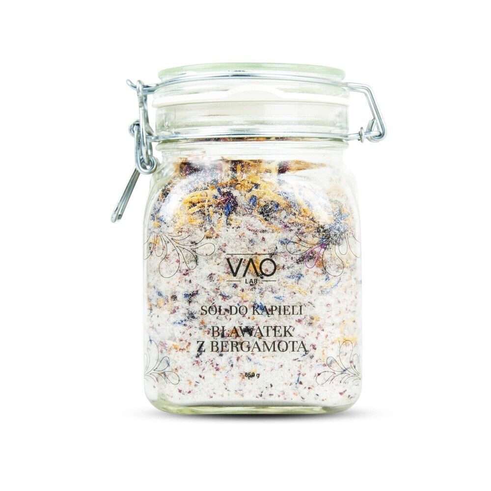 Vao Lab соль для ванн васильковая с бергамотом, 650 г
Vao Lab соль для ванн васильковая с бергамотом, 650 г