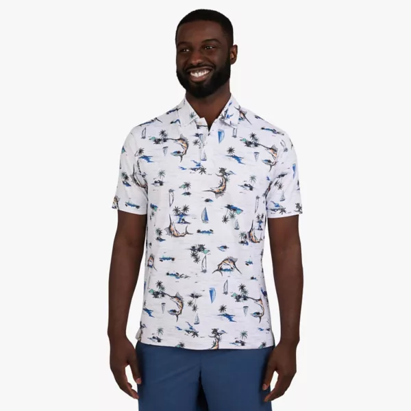 Мужское спортивное поло с коротким рукавом и принтом Chaps, цвет white sailfish
Мужское спортивное поло с коротким рукавом и принтом Chaps, цвет white sailfish