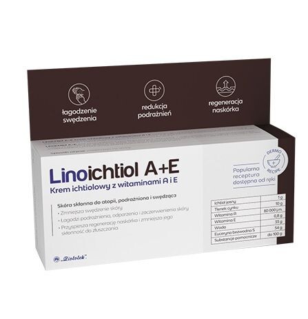 Крем для раздраженной кожи LinoIchtiol A + E Krem , 50 гр
Крем для раздраженной кожи LinoIchtiol A + E Krem , 50 гр