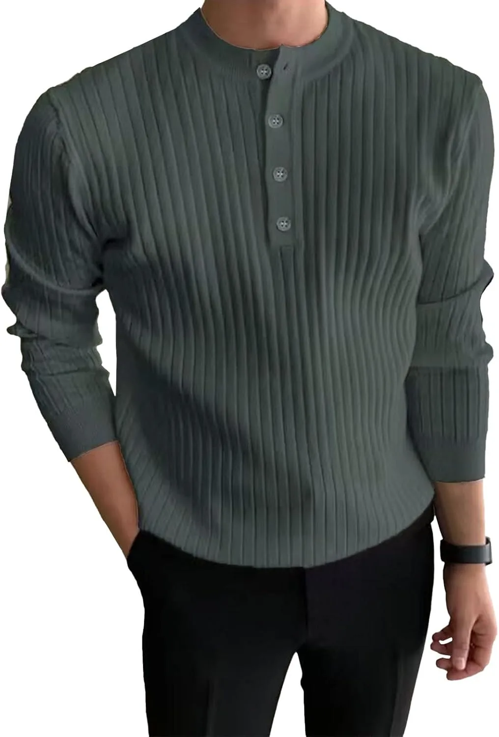 Мужская футболка поло с длинным рукавом и пуговицами, легкая, приталенная
Мужская футболка поло с длинным рукавом и пуговицами, легкая, приталенная