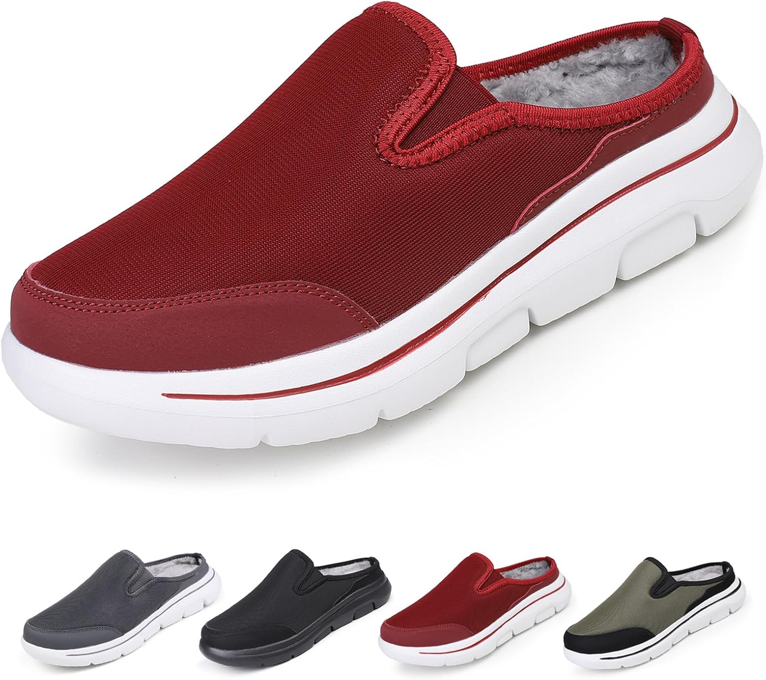 Женские прогулочные туфли с отделкой из сетки и плюша, на мягкой подошве, удобные, с теплой плюшевой подкладкой, легкие, с нескользящей подошвой, повседневные плоские кроссовки, зимние тапочки для дома и улицы для мужчин и женщин Lossarye, красн...
Женские прогулочные туфли с отделкой из сетки и плюша, на мягкой подошве, удобные, с теплой плюшевой подкладкой, легкие, с нескользящей подошвой, повседневные плоские кроссовки, зимние тапочки для дома и улицы для мужчин и женщин Lossarye, красн...