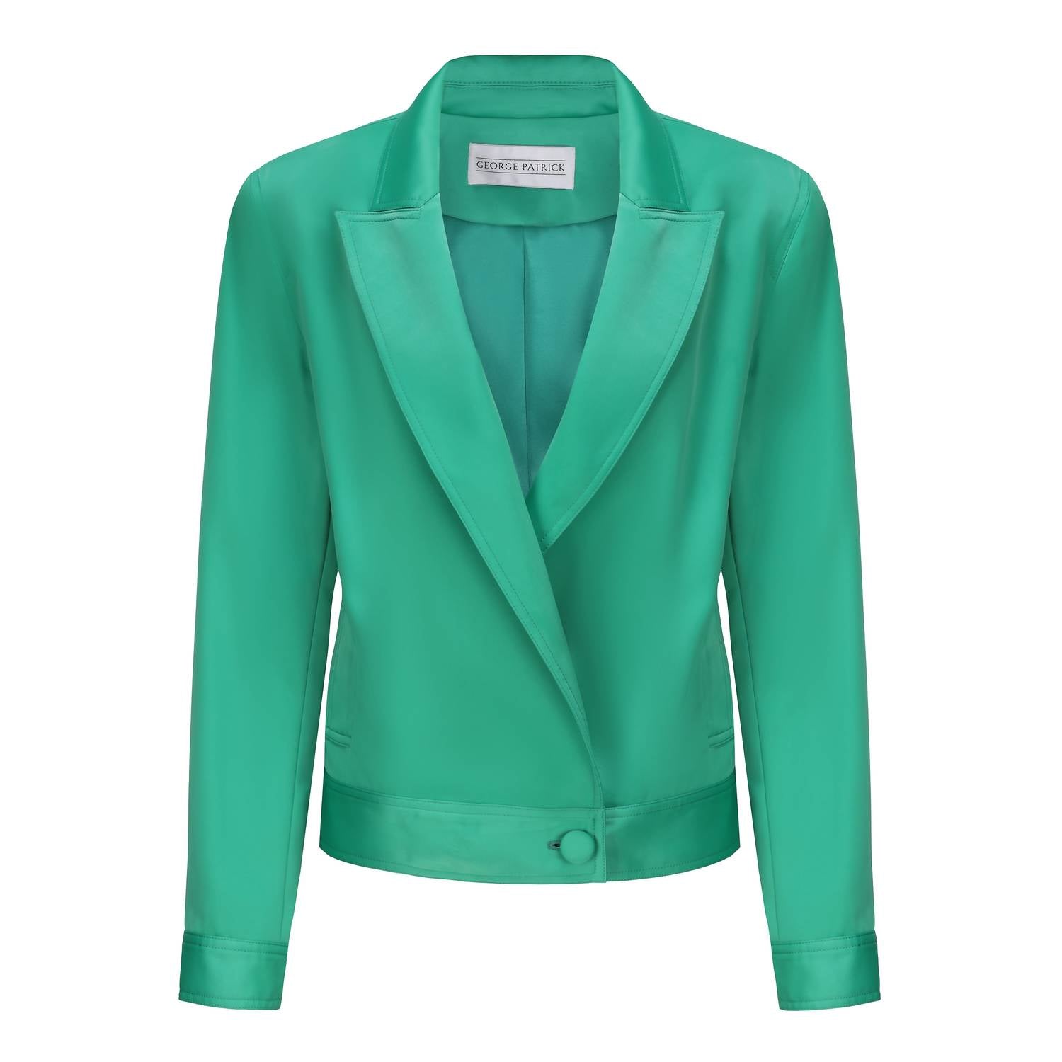 Женский свободный байкерский пиджак Sabrina зеленого цвета George Patrick
Женский свободный байкерский пиджак Sabrina зеленого цвета George Patrick