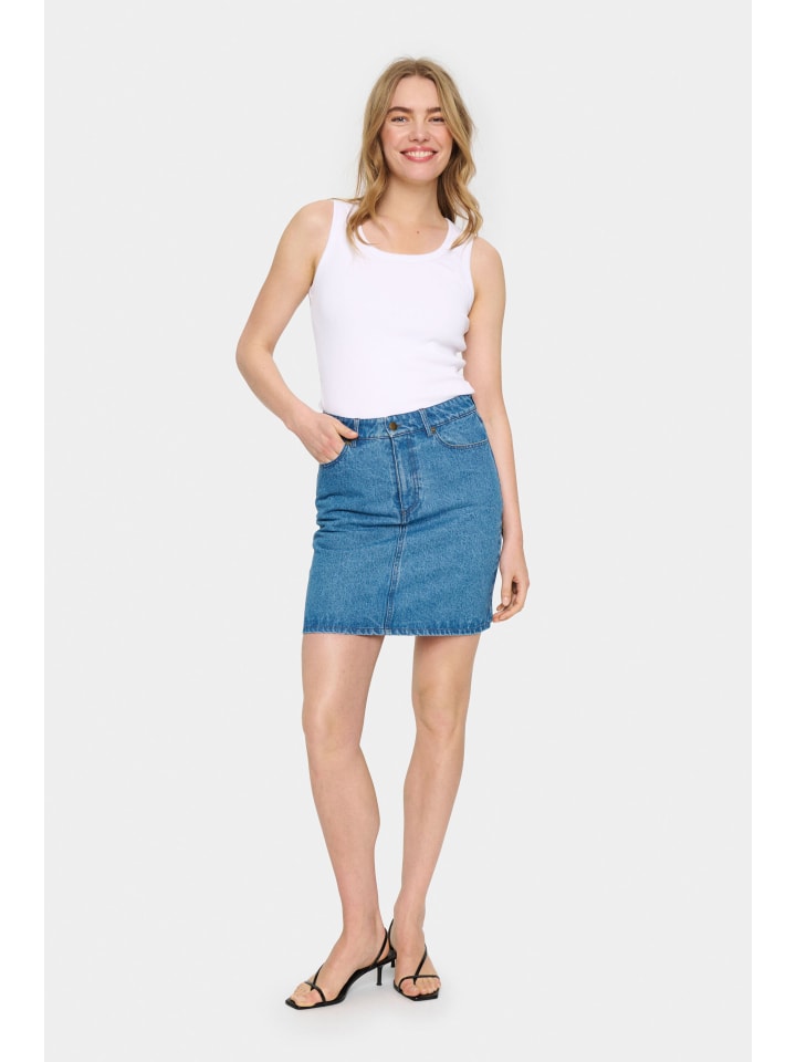 Юбка до колена SAINT TROPEZ, Средне-синий деним
Юбка до колена SAINT TROPEZ, Средне-синий деним