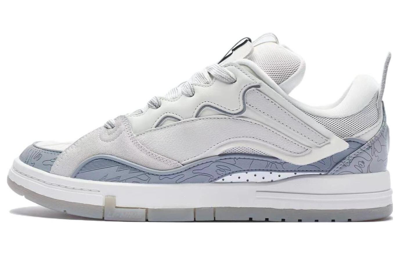 Кроссовки China Li Ning Skateboarding, белый/голубой
Кроссовки China Li Ning Skateboarding, белый/голубой