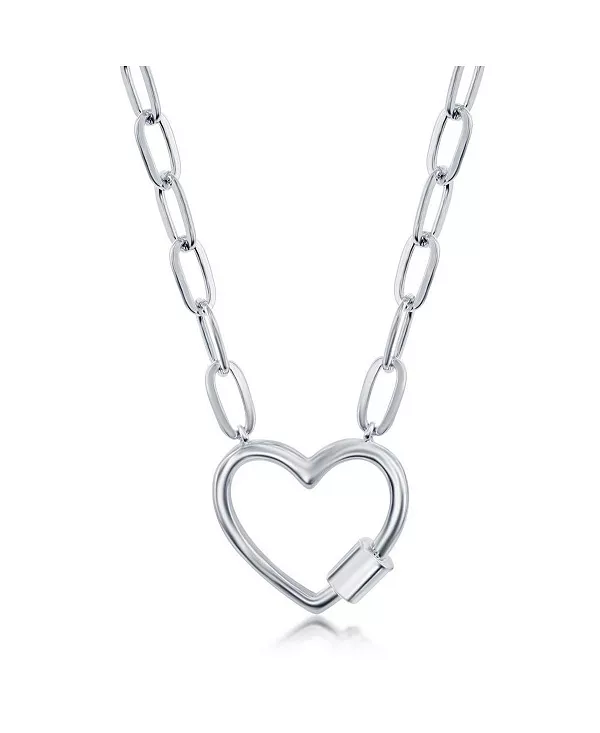 Ожерелье из стерлингового серебра с карабином в форме скрепки Simona, silver
Ожерелье из стерлингового серебра с карабином в форме скрепки Simona, silver