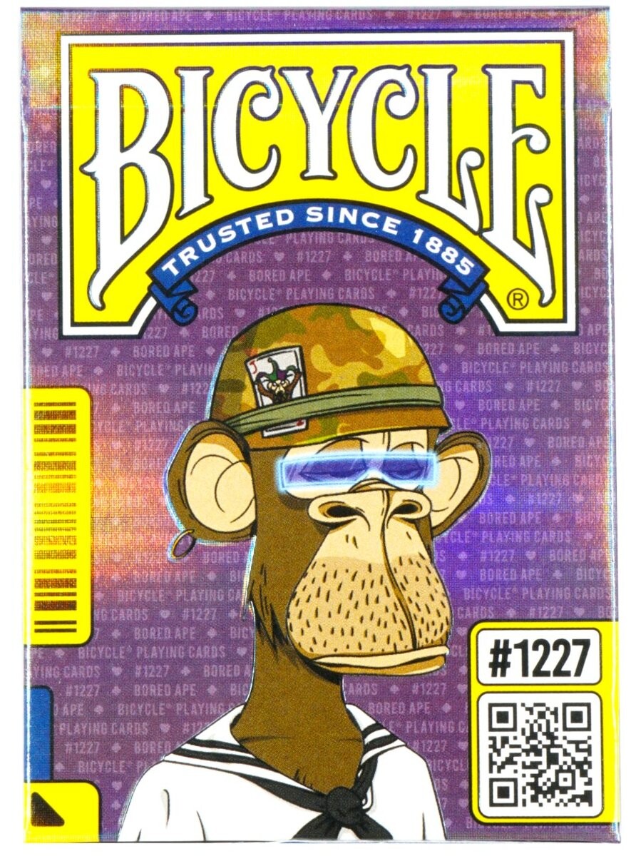 Игральные карты BICYCLE BORED APE 1 КОЛОДА
Игральные карты BICYCLE BORED APE 1 КОЛОДА
