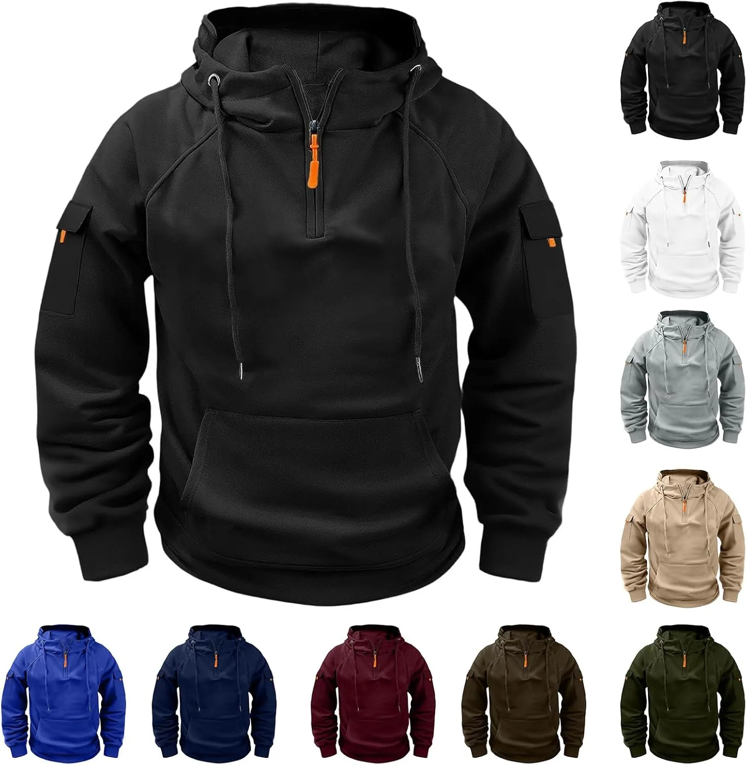 Wankang Military Tactical Hoodie для мужчин, камуфляж, с карманами
Wankang Military Tactical Hoodie для мужчин, камуфляж, с карманами