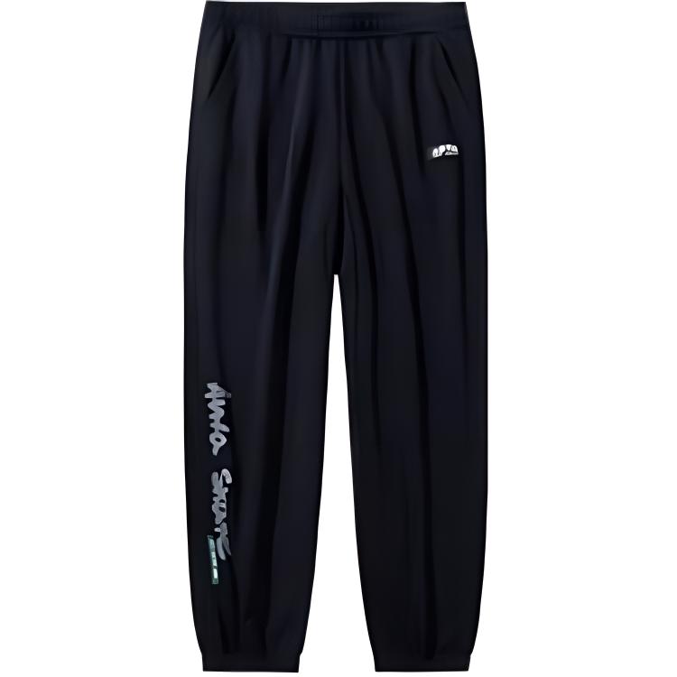 Анта Лайф Коллекшн Спортивная коллекция Вязаные спортивные штаны Унисекс Базовый черный 
Анта Лайф Коллекшн Спортивная коллекция Вязаные спортивные штаны Унисекс Базовый черный