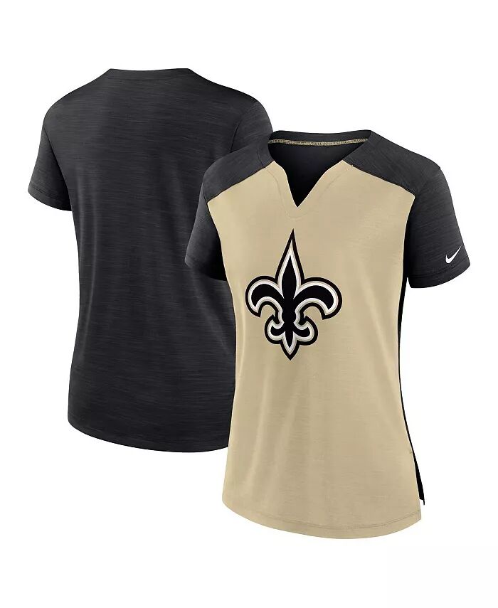 Женская футболка New Orleans Saints Impact Exceed Performance с вырезом на шее, золотисто-черная Nike
Женская футболка New Orleans Saints Impact Exceed Performance с вырезом на шее, золотисто-черная Nike