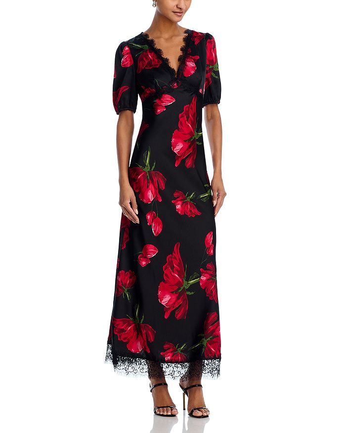 Платье макси с кружевной отделкой и принтом роз AQUA, мультиколор
Платье макси с кружевной отделкой и принтом роз AQUA, мультиколор