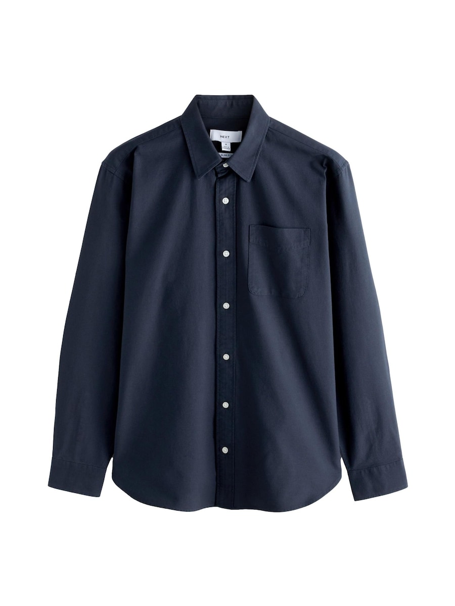 Рубашка Slim Fit на пуговицах Next, темно-синий
Рубашка Slim Fit на пуговицах Next, темно-синий