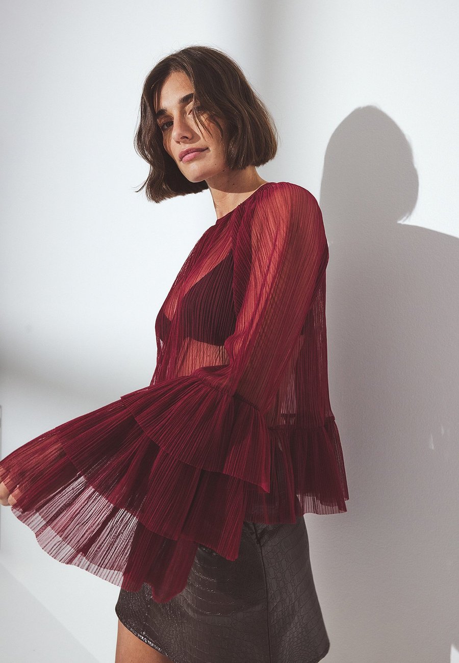 Блуза NA-KD Blouse, Burgundy/Bordeaux
Блуза NA-KD Blouse, Burgundy/Bordeaux