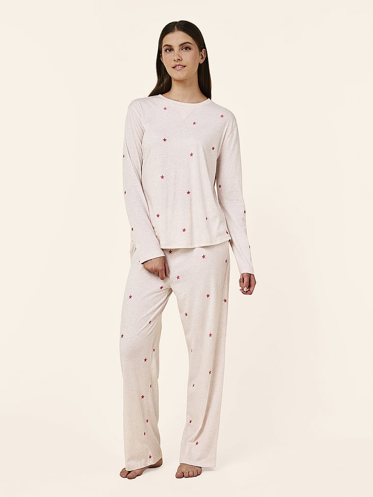 Хлопковая пижама от Jada Stars Papinelle, rosewater/geranium
Хлопковая пижама от Jada Stars Papinelle, rosewater/geranium