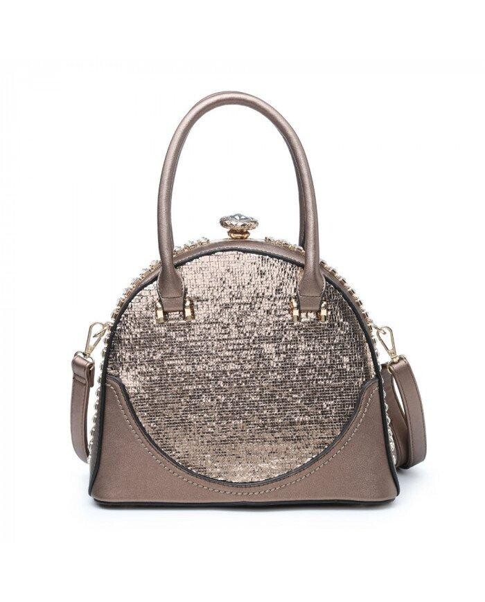 Сумка через плечо в твердом футляре из металлической рыбьей чешуи JFY, металлик
Сумка через плечо в твердом футляре из металлической рыбьей чешуи JFY, металлик