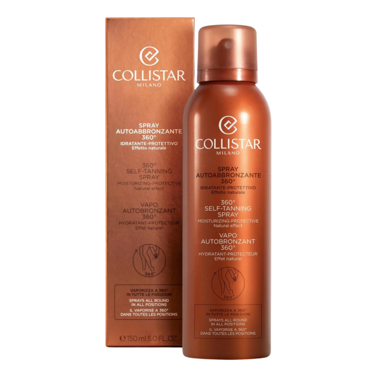 Collistar 360 Self-Tanning спрей-автозагар, 150 мл 
Collistar 360 Self-Tanning спрей-автозагар, 150 мл