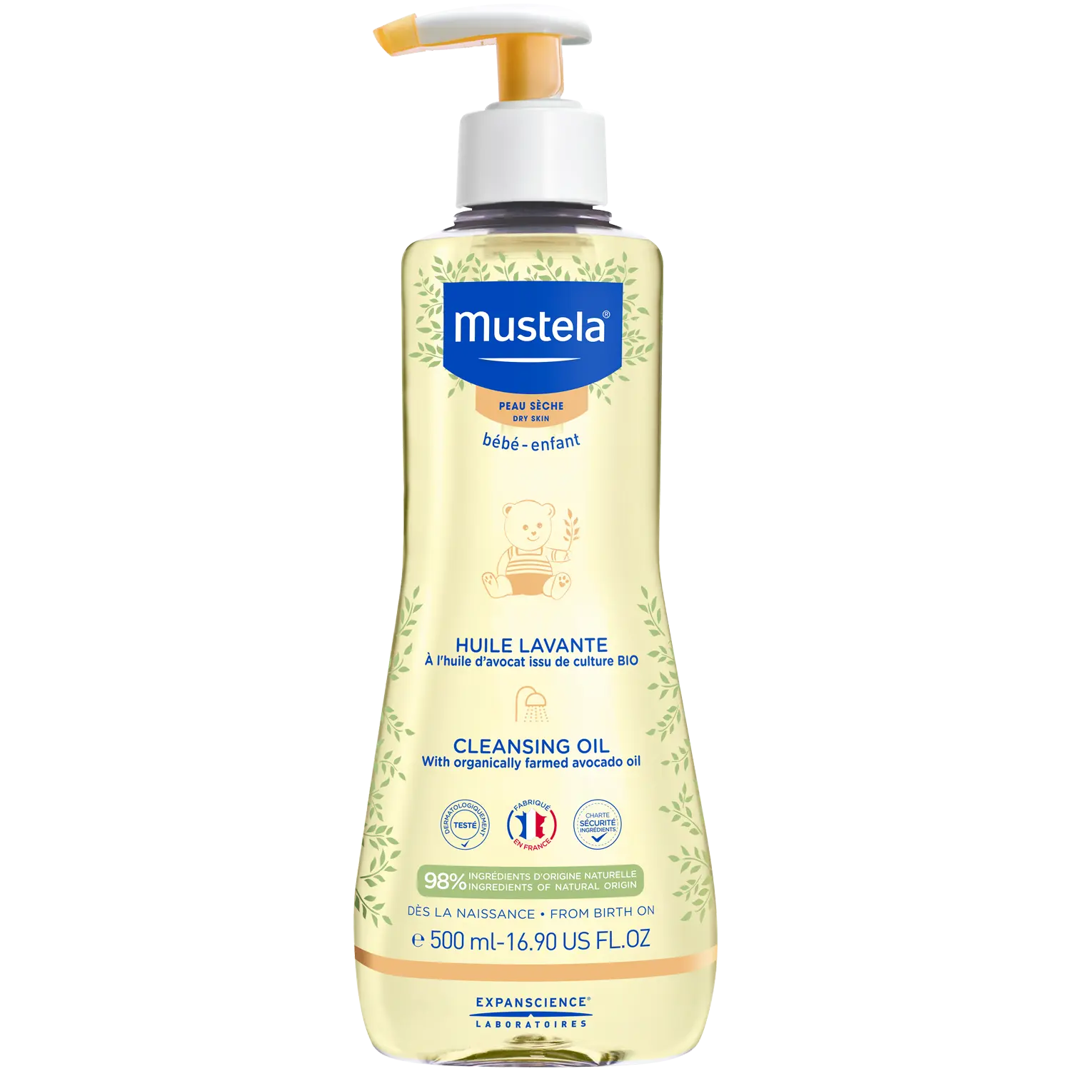 Mustela масло для стирки, 500 мл
Mustela масло для стирки, 500 мл