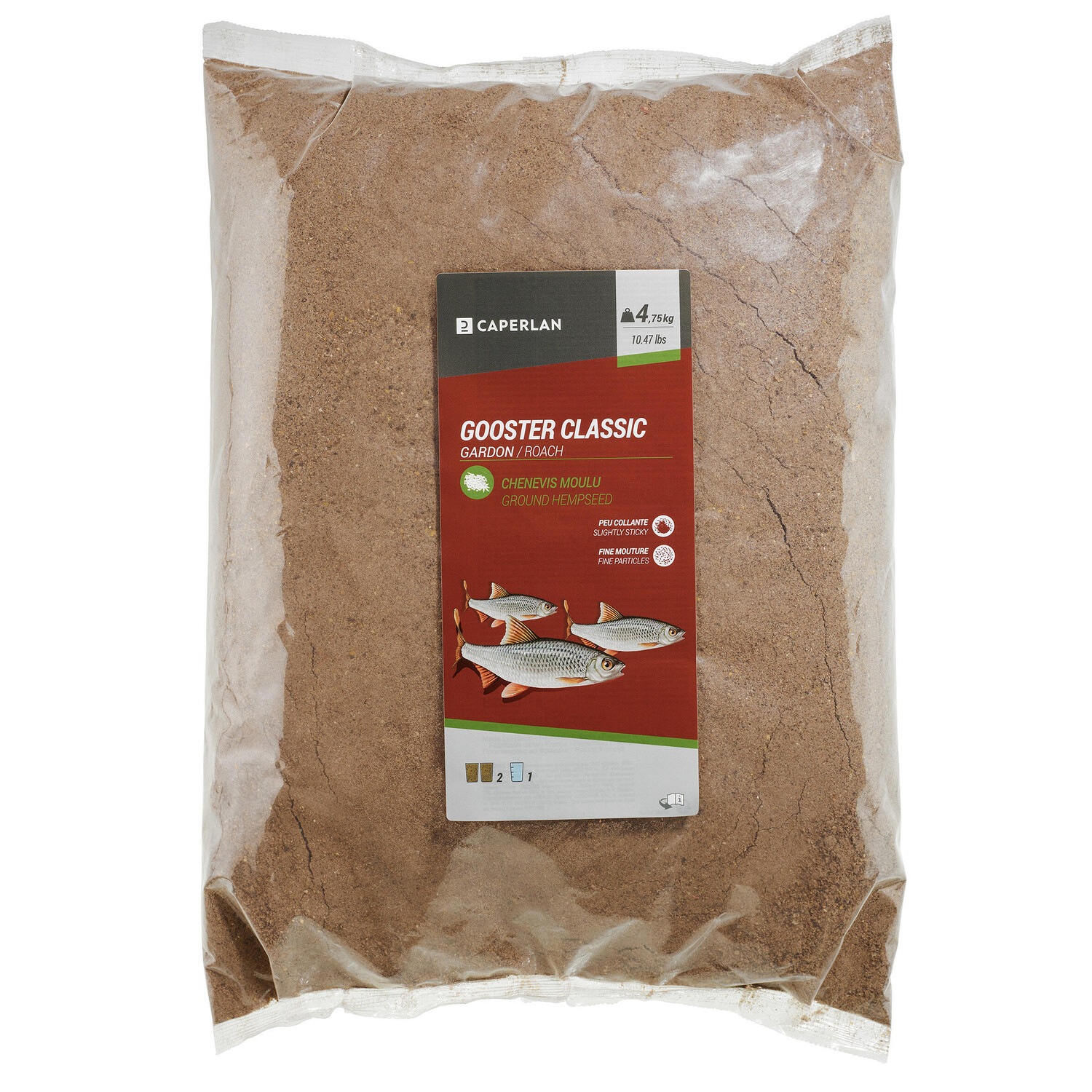 Прикормка Gooster Classic Roach 4,75 кг CAPERLAN
Прикормка Gooster Classic Roach 4,75 кг CAPERLAN