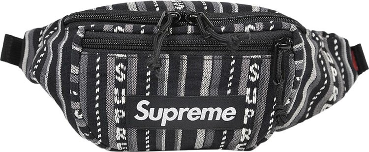 Сумка Supreme Woven Stripe Waist Bag Black, черный
Сумка Supreme Woven Stripe Waist Bag Black, черный