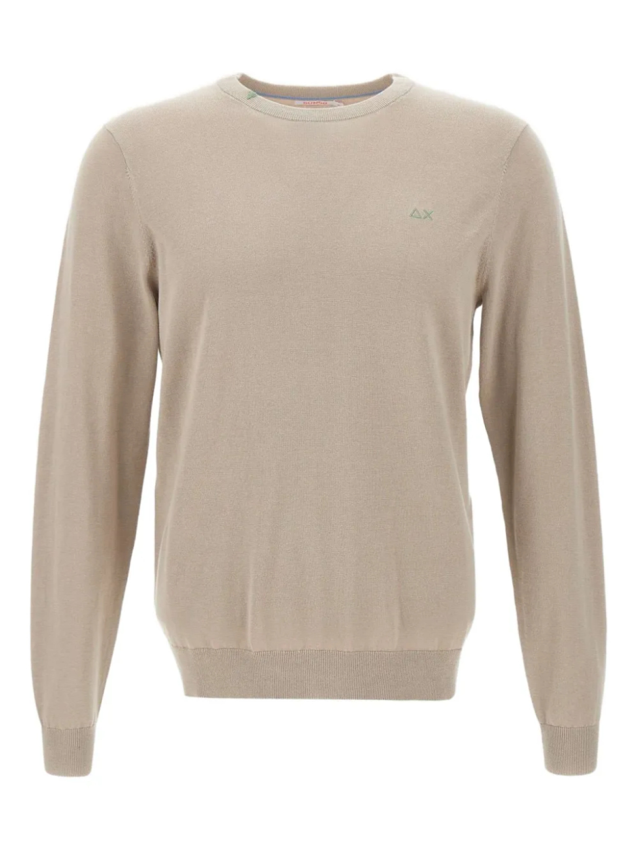 Хлопковый свитер с вышитым логотипом Sun68, нейтральный
Хлопковый свитер с вышитым логотипом Sun68, нейтральный