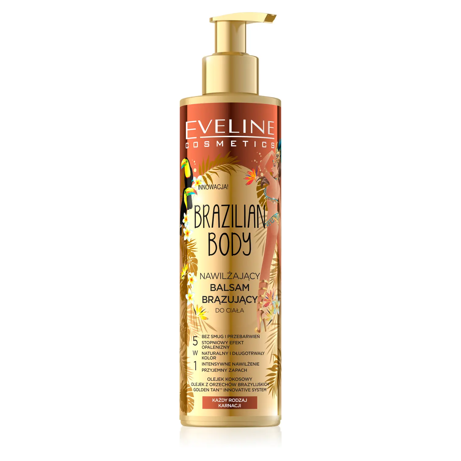 Eveline Cosmetics Brazil Body Бронзирующий лосьон для тела, 200 мл
Eveline Cosmetics Brazil Body Бронзирующий лосьон для тела, 200 мл