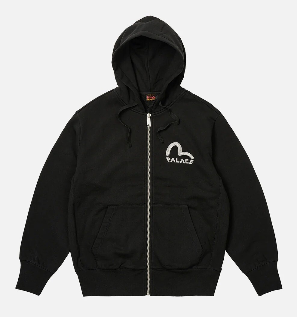 Толстовка Palace x Evisu Zip, черный
Толстовка Palace x Evisu Zip, черный