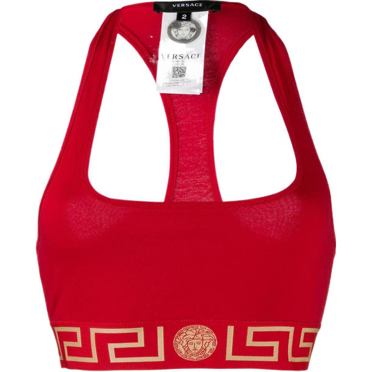 VERSACE Спортивный бюстгальтер Greca Border 'Red'
VERSACE Спортивный бюстгальтер Greca Border 'Red'