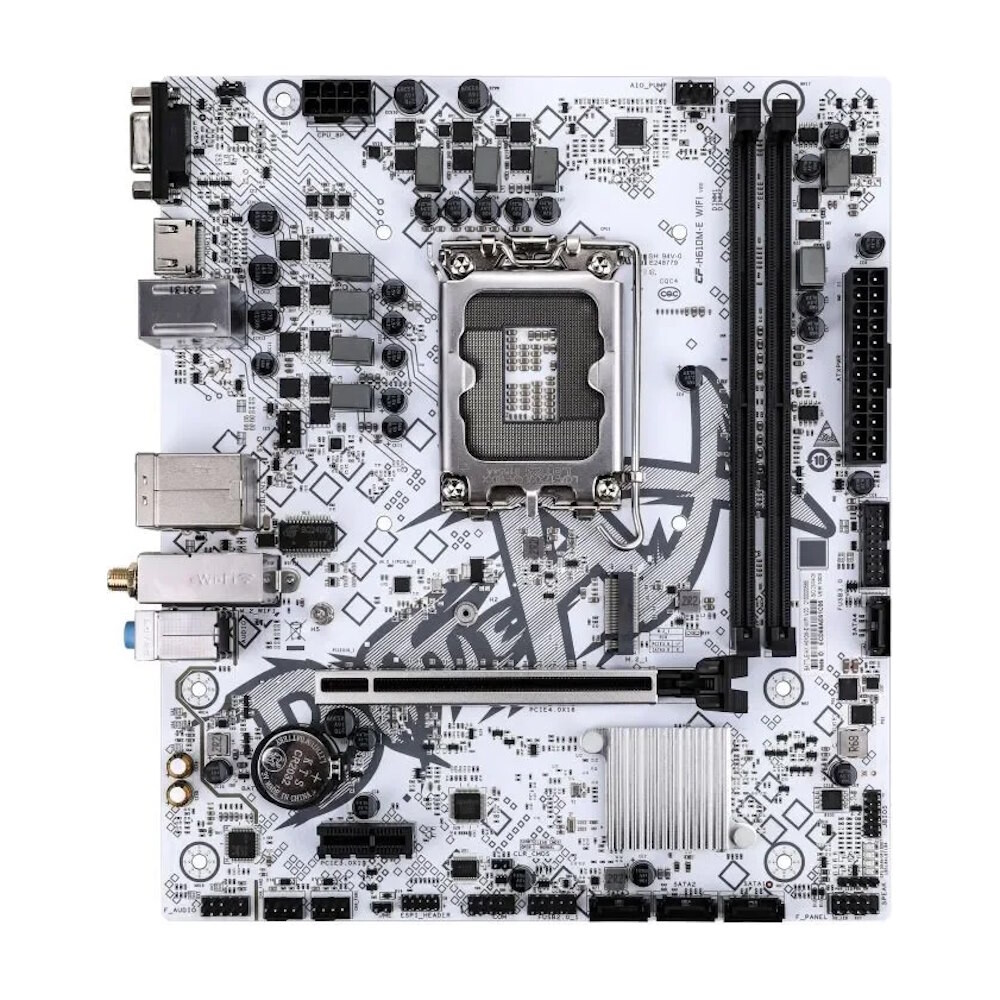 Материнская плата Colorful BATTLE-AX H610M-E WIFI V20, LGA 1700, DDR4, Wi-Fi
Материнская плата Colorful BATTLE-AX H610M-E WIFI V20, LGA 1700, DDR4, Wi-Fi