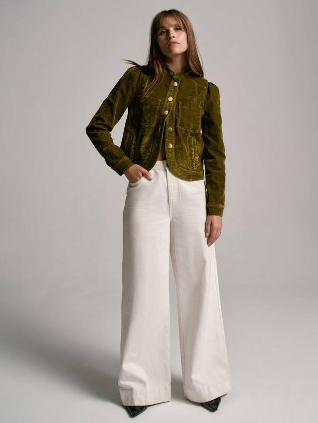 Пиджак из хлопковой смеси с пышными плечами Mint Velvet
Пиджак из хлопковой смеси с пышными плечами Mint Velvet