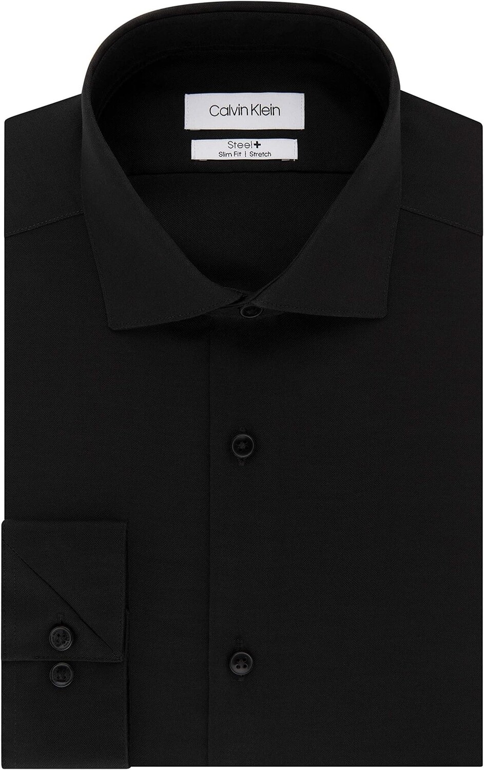 Мужская классическая рубашка приталенного кроя без железа, эластичная однотонная Calvin Klein, цвет Jet Black
Мужская классическая рубашка приталенного кроя без железа, эластичная однотонная Calvin Klein, цвет Jet Black