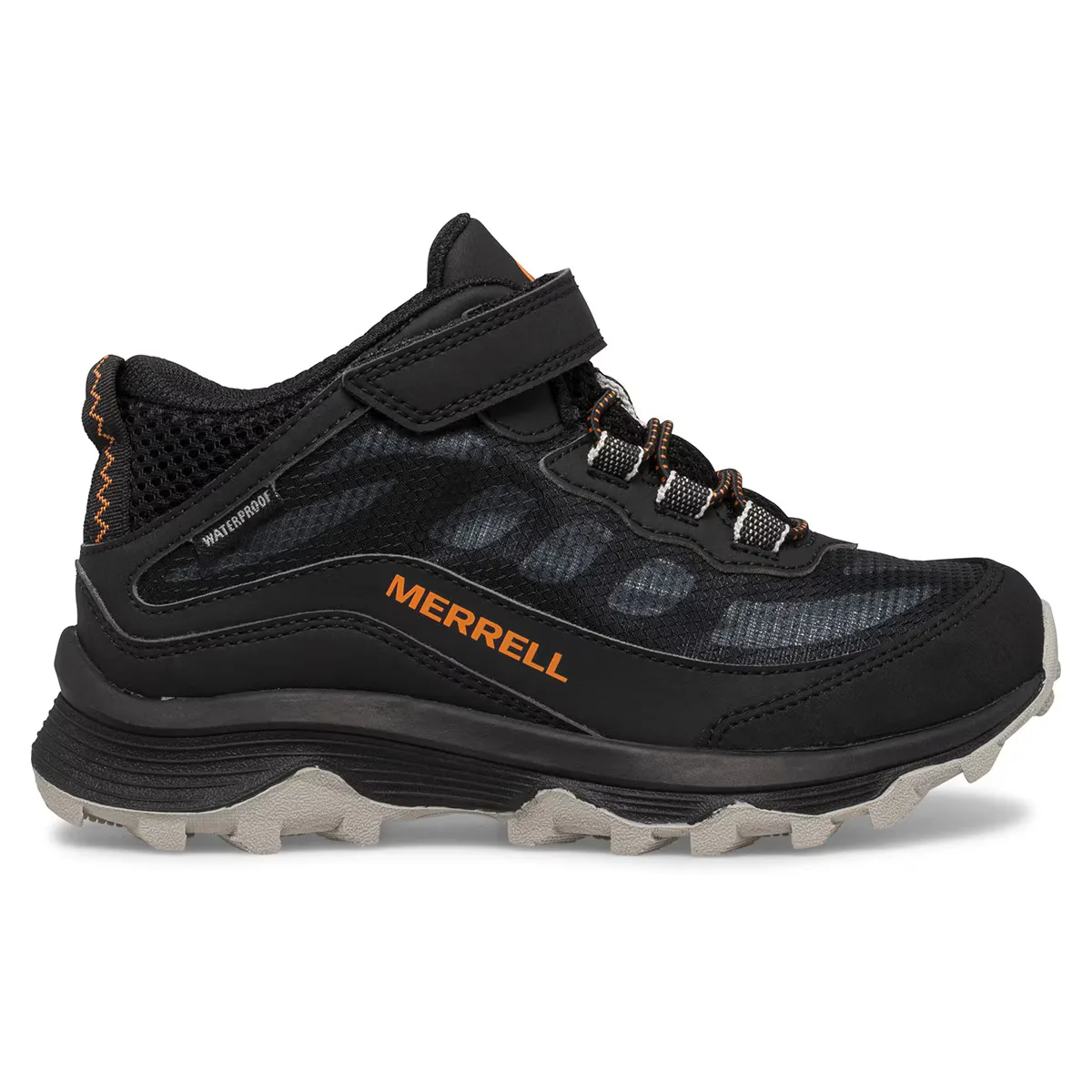 Moab Speed Mid A/C Водонепроницаемые детские горные ботинки Merrell, чёрный
Moab Speed Mid A/C Водонепроницаемые детские горные ботинки Merrell, чёрный