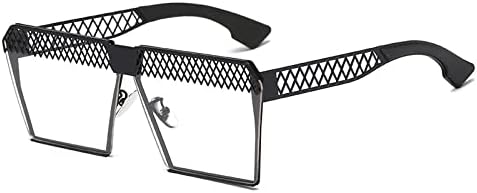 Большие солнцезащитные очки для женщин и мужчин в стиле ретро, для вождения автомобиля, защита от ультрафиолета UV400, металлические солнцезащитные очки MTZJH, Black Transparent
Большие солнцезащитные очки для женщин и мужчин в стиле ретро, для вождения автомобиля, защита от ультрафиолета UV400, металлические солнцезащитные очки MTZJH, Black Transparent