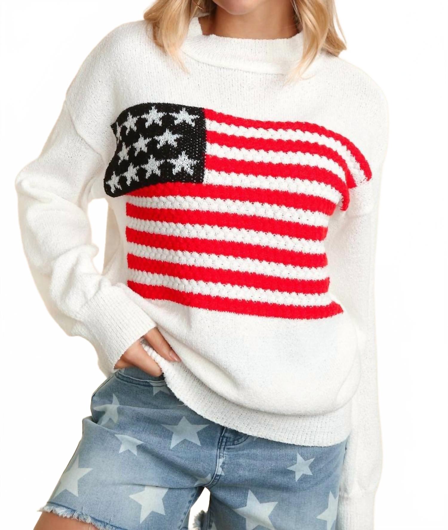 Женский свитер "Ты Великий Старый Флаг" в белом цвете Haptics
Женский свитер "Ты Великий Старый Флаг" в белом цвете Haptics