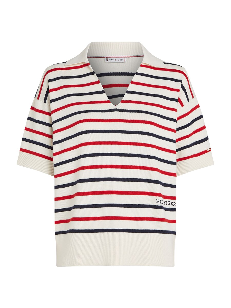 Свитер TOMMY HILFIGER, белый 
Свитер TOMMY HILFIGER, белый