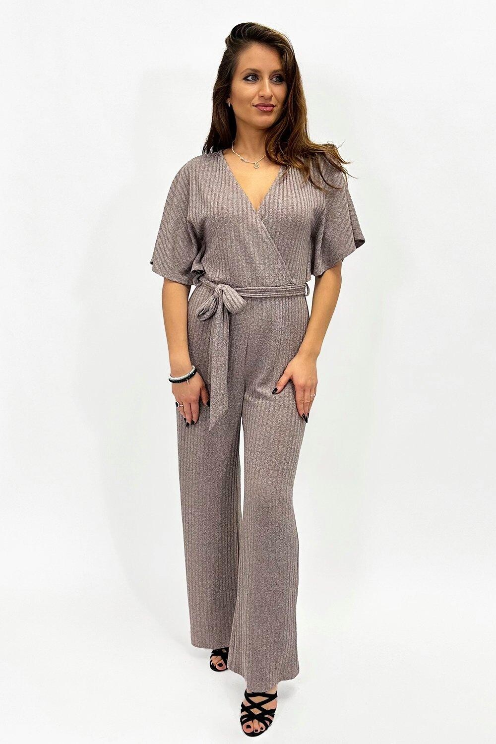 Комбинезон с рукавами ангела и завязками спереди LARU, серый
Комбинезон с рукавами ангела и завязками спереди LARU, серый