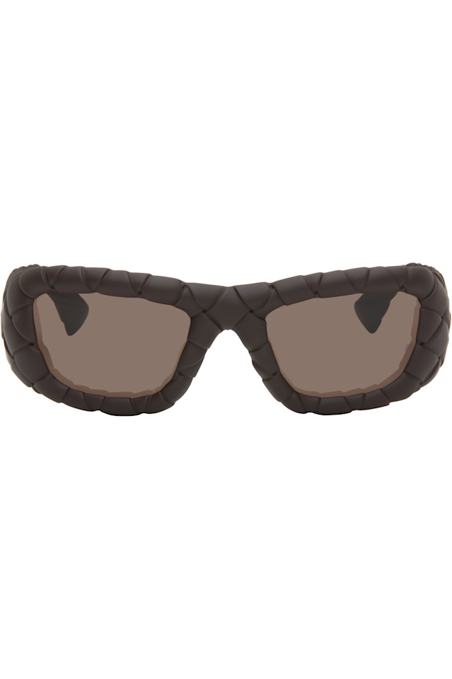 Солнцезащитные очки Intrecciato прямоугольной формы Bottega Veneta, коричневый
Солнцезащитные очки Intrecciato прямоугольной формы Bottega Veneta, коричневый