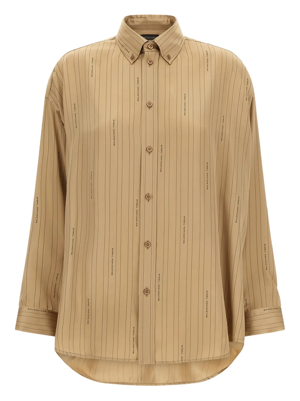Рубашка в полоску с логотипом BALENCIAGA, нейтральный
Рубашка в полоску с логотипом BALENCIAGA, нейтральный