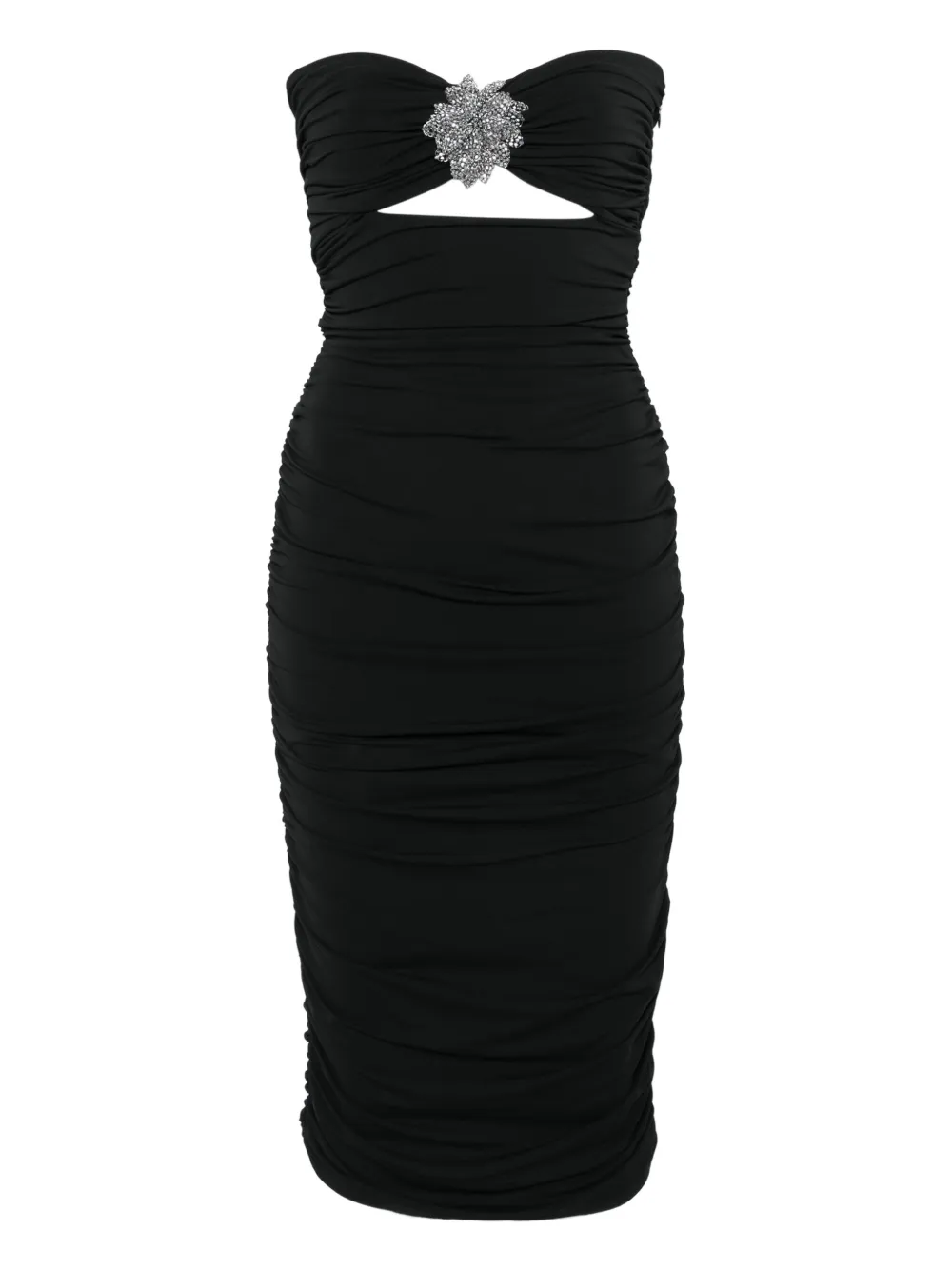 Декорированное платье с вырезами Amen, черный 
Декорированное платье с вырезами Amen, черный