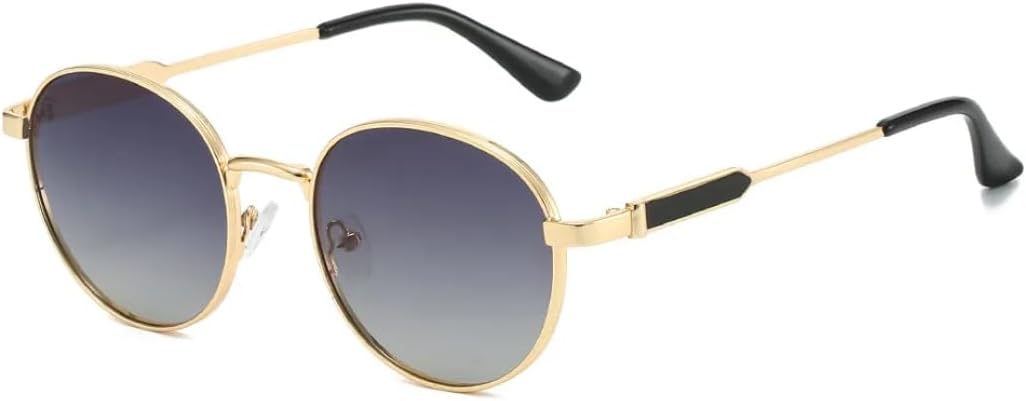 Круглые солнцезащитные очки в винтажном стиле для лета, с металлической оправой, поляризованные, с защитой от УФ-излучения UV400, ретро-стиль, для женщин и мужчин VFDHN, 3792-c3
Круглые солнцезащитные очки в винтажном стиле для лета, с металлической оправой, поляризованные, с защитой от УФ-излучения UV400, ретро-стиль, для женщин и мужчин VFDHN, 3792-c3