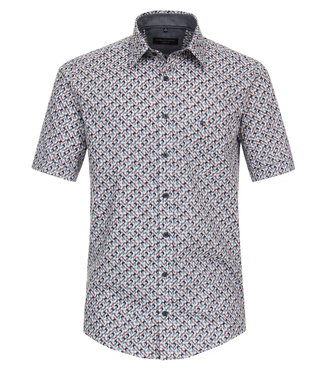 Рубашка CASAMODA с короткими рукавами "Повседневная рубашка CASAMODA с короткими рукавами и принтом ", синий
Рубашка CASAMODA с короткими рукавами "Повседневная рубашка CASAMODA с короткими рукавами и принтом ", синий