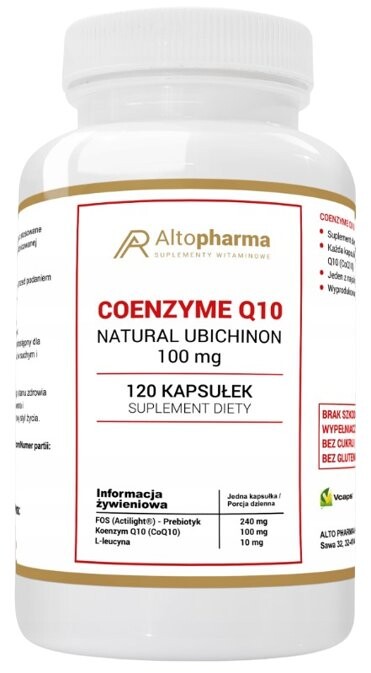 Диетическая добавка, AltoPharma, Коэнзим Q10 Форте 100 мг CoQ10 Убихинон, 120 капсул Inna Marka
Диетическая добавка, AltoPharma, Коэнзим Q10 Форте 100 мг CoQ10 Убихинон, 120 капсул Inna Marka