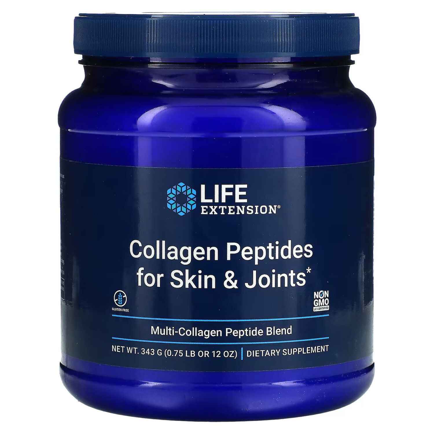 Life Extension, Collagen Peptides For Skin & Joints, смесь мультиколлагеновых пептидов, 343 г (12 унций)
Life Extension, Collagen Peptides For Skin & Joints, смесь мультиколлагеновых пептидов, 343 г (12 унций)