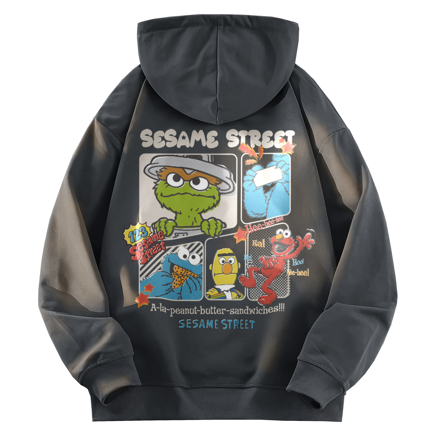 Свитшот унисекс SESAME STREET, тёмно-серый
Свитшот унисекс SESAME STREET, тёмно-серый
