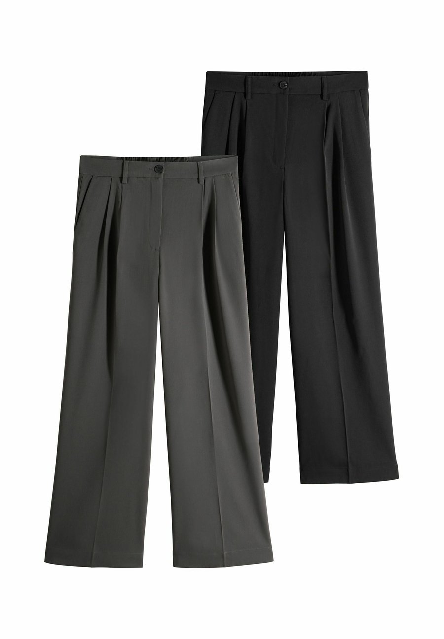 Брюки THE SET 2 PACK WIDE LEG PLEATED, Black/Grey/Black
Брюки THE SET 2 PACK WIDE LEG PLEATED, Black/Grey/Black