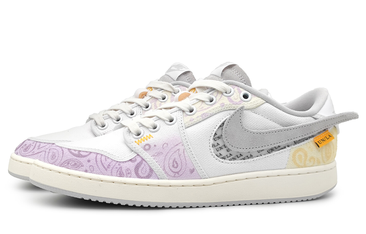 Кроссовки Union Air Jordan 1 Vintage Basketball Shoes Unisex Low-top White/Yellow/Purple/Grey, желтый/белый/фиолетовый
Кроссовки Union Air Jordan 1 Vintage Basketball Shoes Unisex Low-top White/Yellow/Purple/Grey, желтый/белый/фиолетовый
