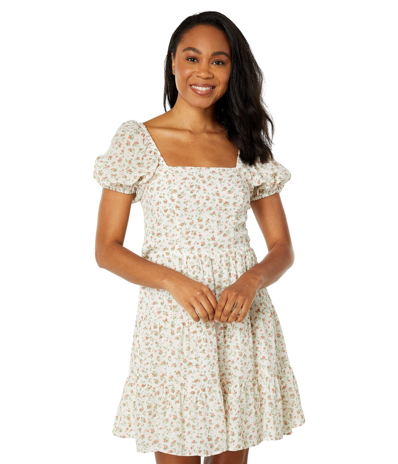 Платье 1.STATE, Short Sleeve Square Neck Tie Back Dress
Платье 1.STATE, Short Sleeve Square Neck Tie Back Dress