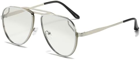 Солнцезащитные очки в стиле ретро 2027 с металлическими двойными перемычками для женщин, градиентные зеркальные линзы, защита от УФ-излучения UV400 для мужчин MTZJH, Silver Light Gray
Солнцезащитные очки в стиле ретро 2027 с металлическими двойными перемычками для женщин, градиентные зеркальные линзы, защита от УФ-излучения UV400 для мужчин MTZJH, Silver Light Gray