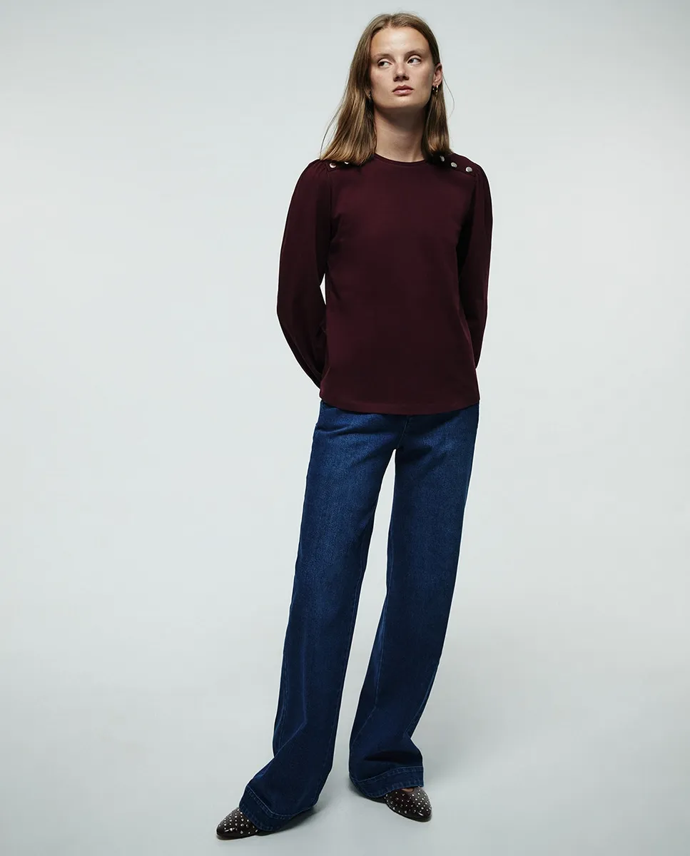 Футболка с пуговицами Sfera, бордовый
Футболка с пуговицами Sfera, бордовый